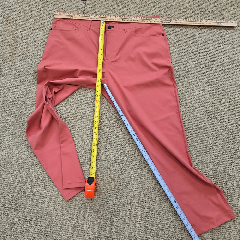 Public Rec Dealmaker 5 pocket Pant Rust Orange Mens 42/32 Performance travel NWT - Picture 7 of 13